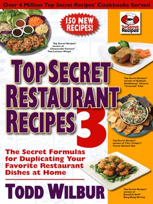 cover image of Top Secret Restaurant Recipes 3